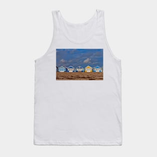 Beach Huts Hengistbury Head Dorset England UK Tank Top